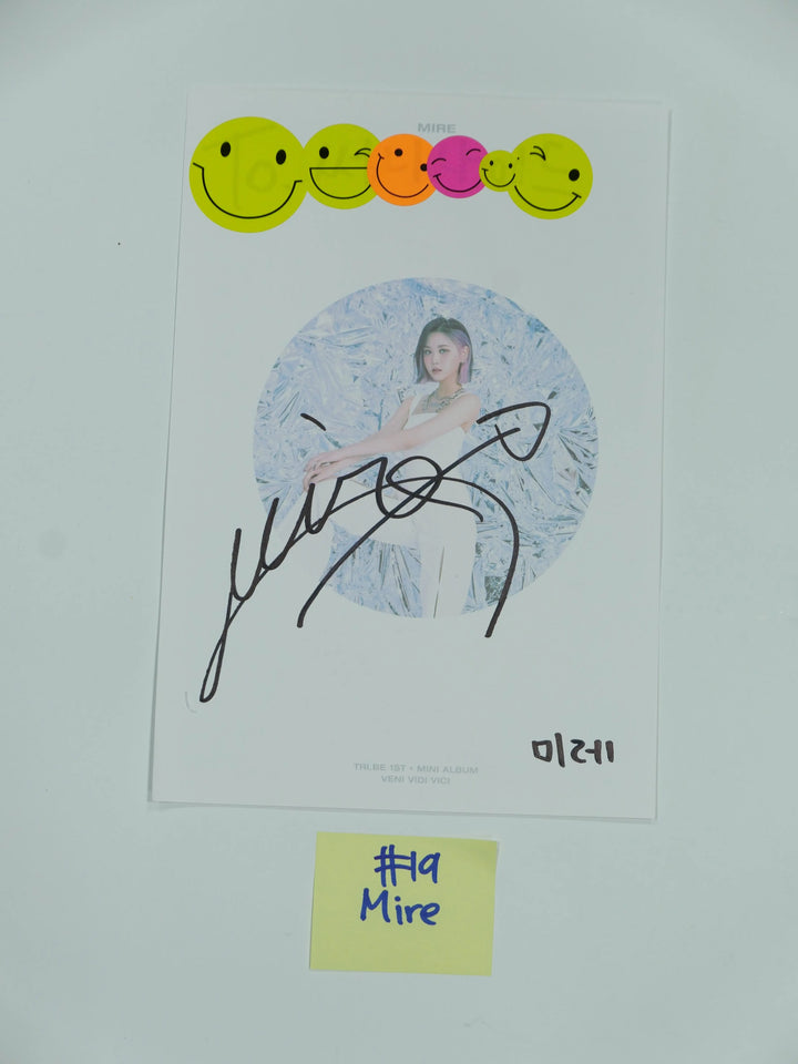 TRI.BE ‘VENI VIDI VICI’ 1st – A Cut Page From Fansign Event Albums - HALLYUSUPERSTORE