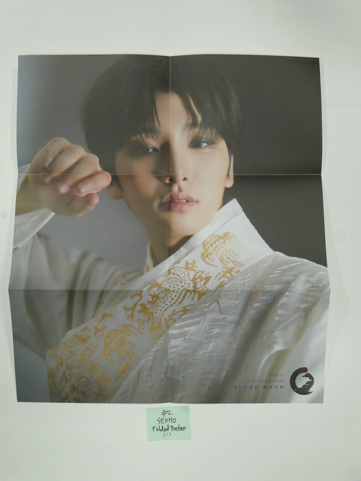 ONEUS 'BLOOD MOON' 6th Mini - Official Folded Poster & Postcard - HALLYUSUPERSTORE
