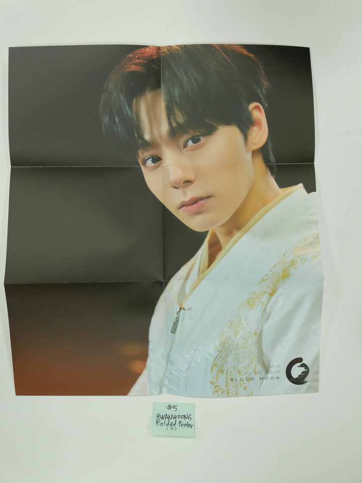 ONEUS 'BLOOD MOON' 6th Mini - Official Folded Poster & Postcard - HALLYUSUPERSTORE