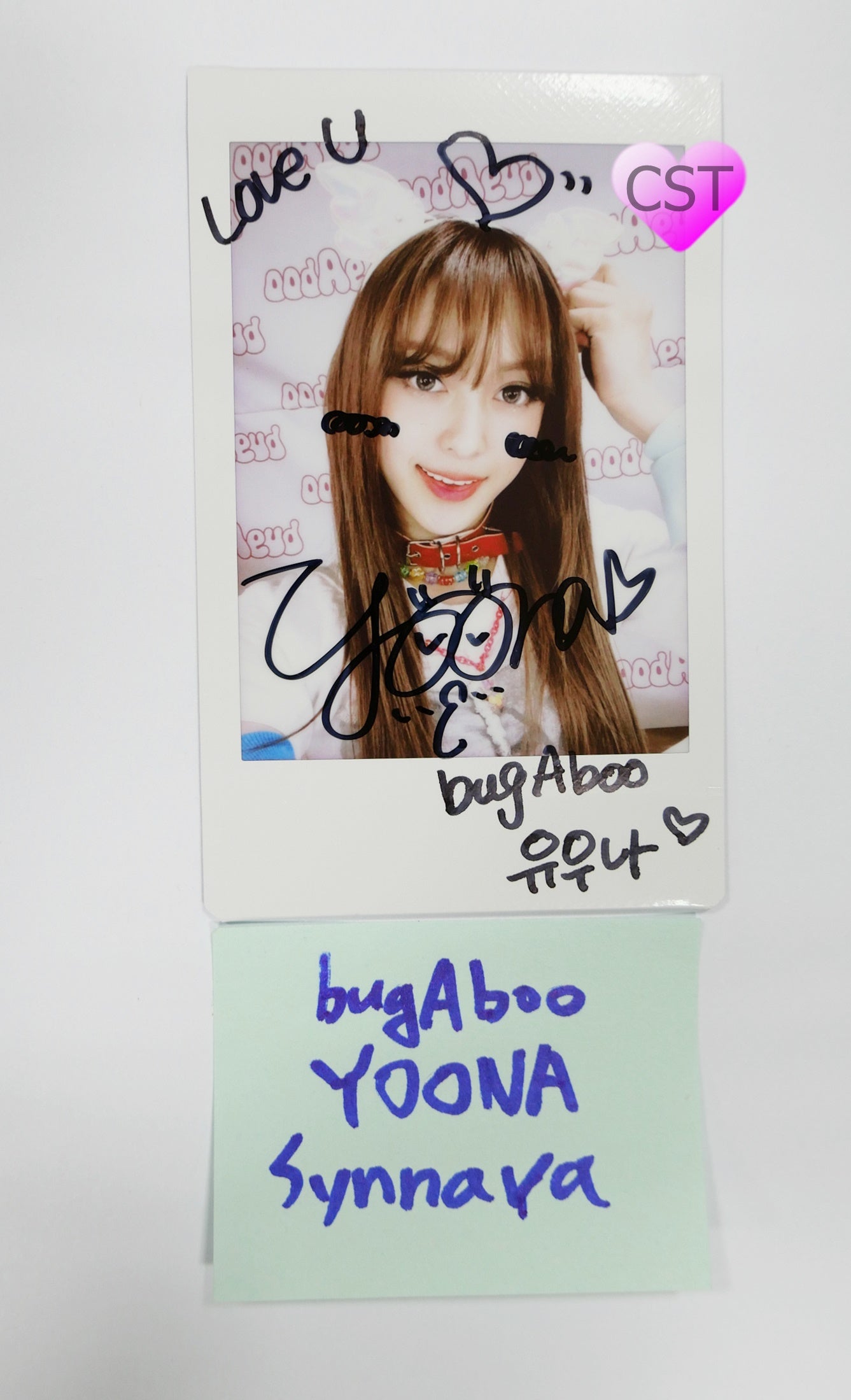 Yoona (Of BugAboo) 'BugAboo' 1th Single - 直筆サイン入りポラロイド