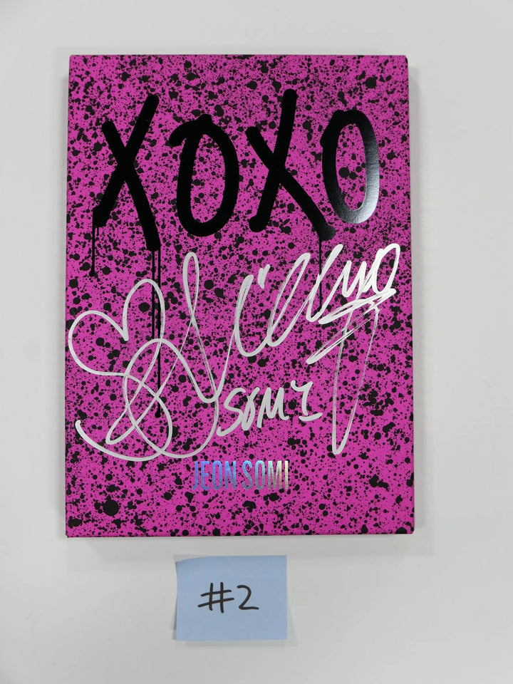 Jeon Somi 'XOXO' 1st - Hand Autographed(Signed) Promo Album - HALLYUSUPERSTORE