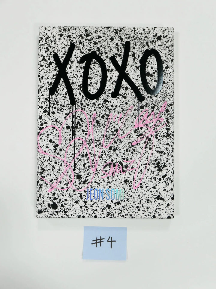 Jeon Somi 'XOXO' 1st - Hand Autographed(Signed) Promo Album - HALLYUSUPERSTORE
