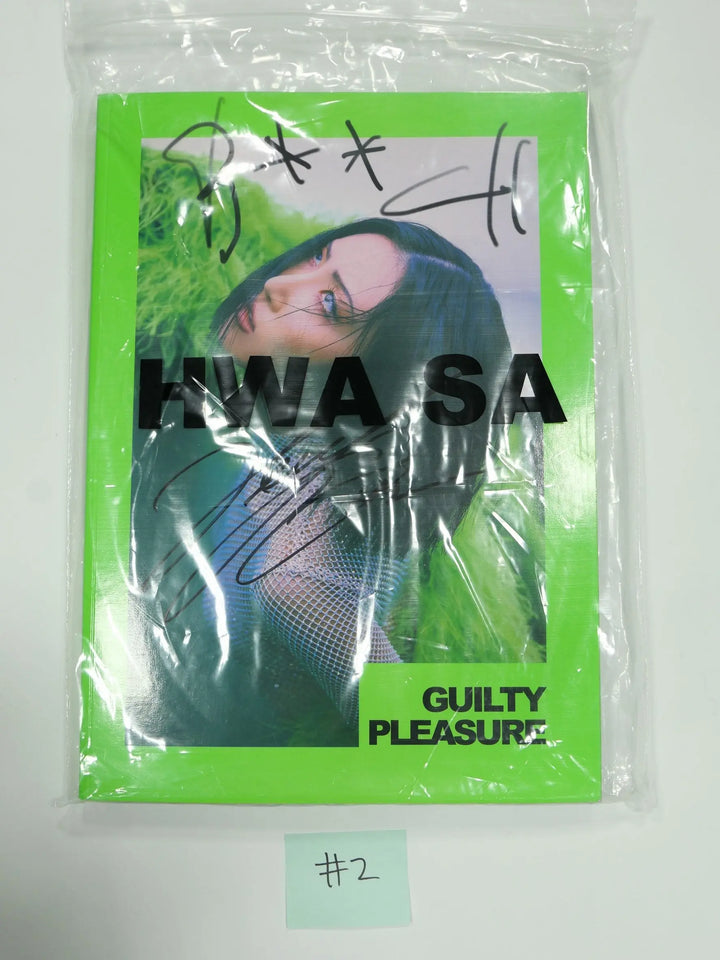 Hwa Sa "Guilty Pleasure" - Hand Autographed(Signed) Promo Album - HALLYUSUPERSTORE