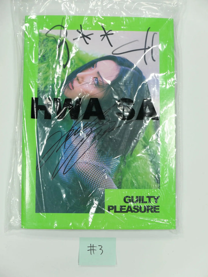 Hwa Sa "Guilty Pleasure" - Hand Autographed(Signed) Promo Album - HALLYUSUPERSTORE