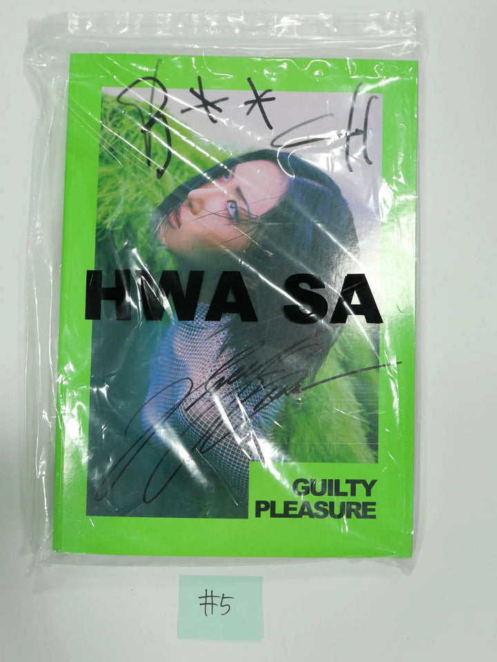 Hwa Sa "Guilty Pleasure" - Hand Autographed(Signed) Promo Album - HALLYUSUPERSTORE