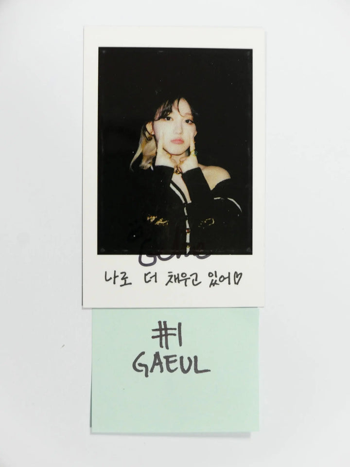 IVE 'ELEVEN' 1st Single - Hand Autographed(Signed) Fansign Winner Photocard, Polaroid Photocard - HALLYUSUPERSTORE