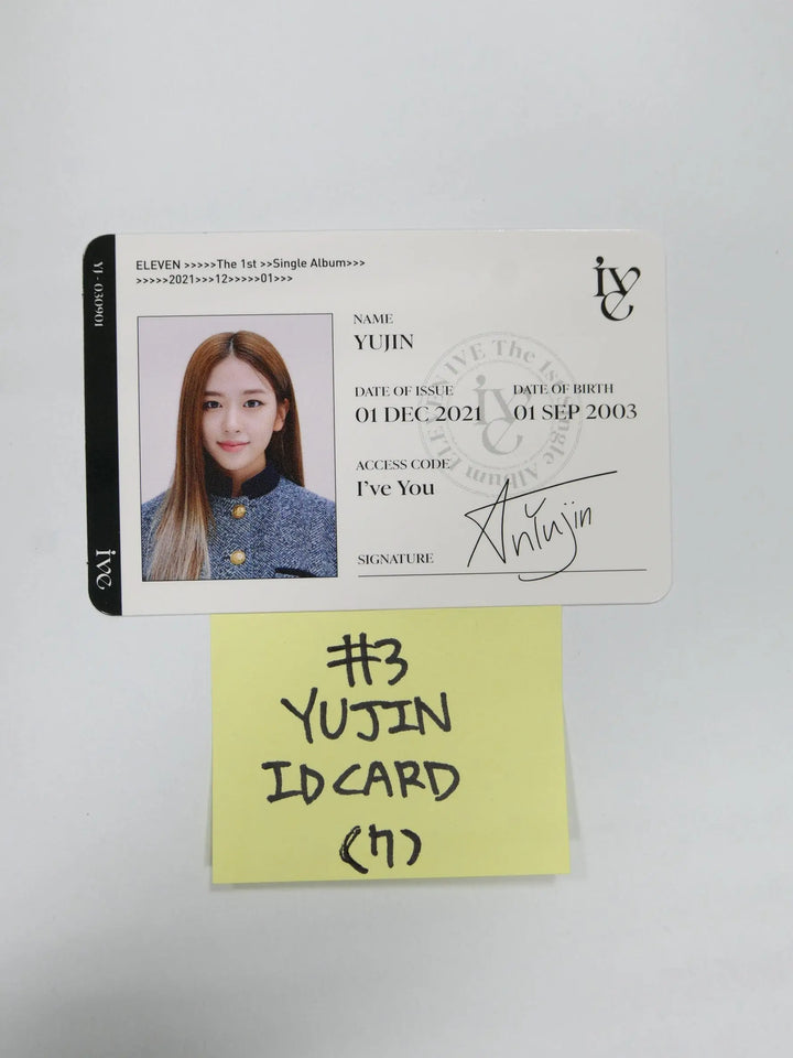 IVE 'ELEVEN' 1st Single - Official Photocard - HALLYUSUPERSTORE