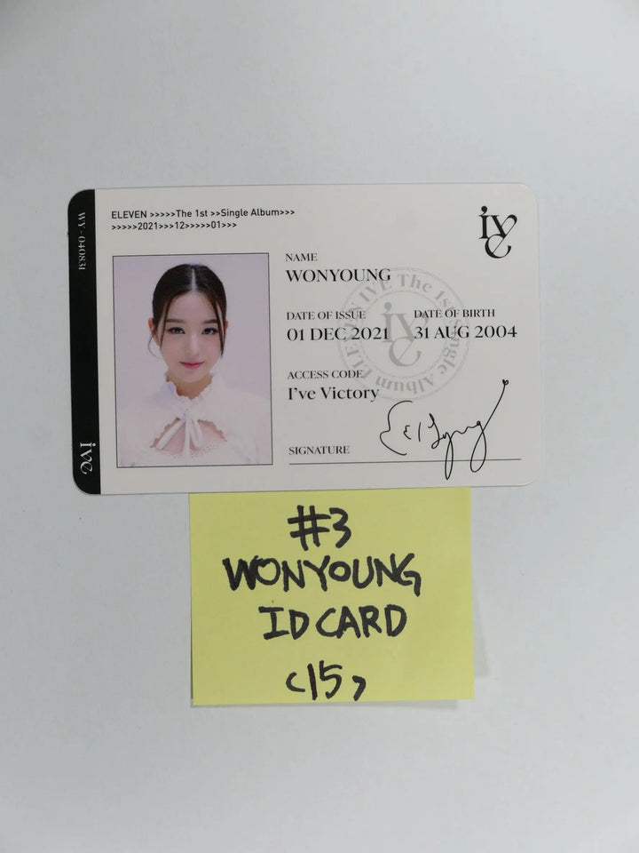 IVE 'ELEVEN' 1st Single - Official Photocard - HALLYUSUPERSTORE