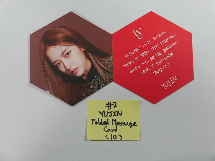 IVE 'ELEVEN' 1st Single - Official Folded Message Card, Foldede Poster - HALLYUSUPERSTORE