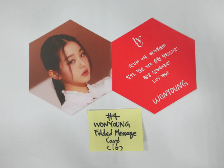 IVE 'ELEVEN' 1st Single - Official Folded Message Card, Foldede Poster - HALLYUSUPERSTORE