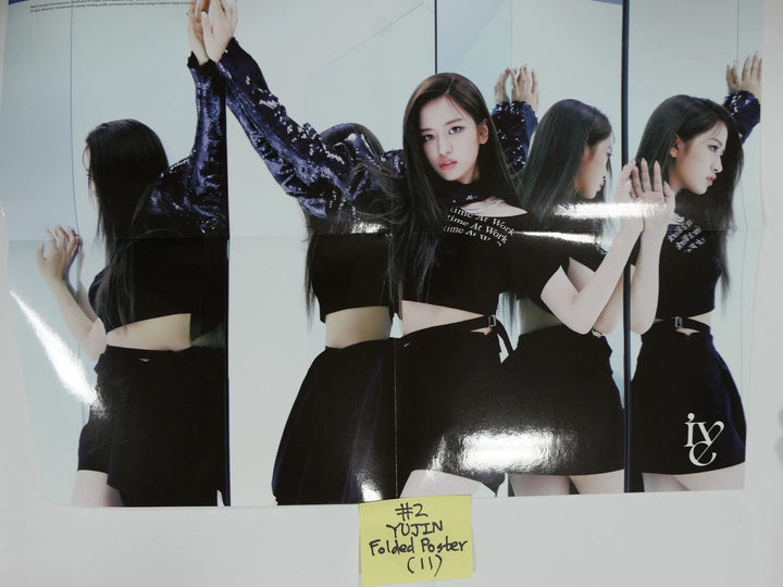 IVE 'ELEVEN' 1st Single - Official Folded Message Card, Foldede Poster - HALLYUSUPERSTORE