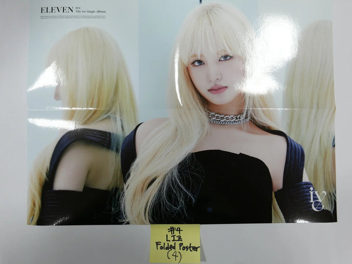 IVE 'ELEVEN' 1st Single - Official Folded Message Card, Foldede Poster - HALLYUSUPERSTORE