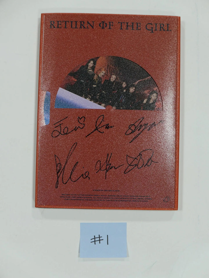 Everglow 'Return of The Girl' - Hand Autographed(Signed) Promo Album - HALLYUSUPERSTORE