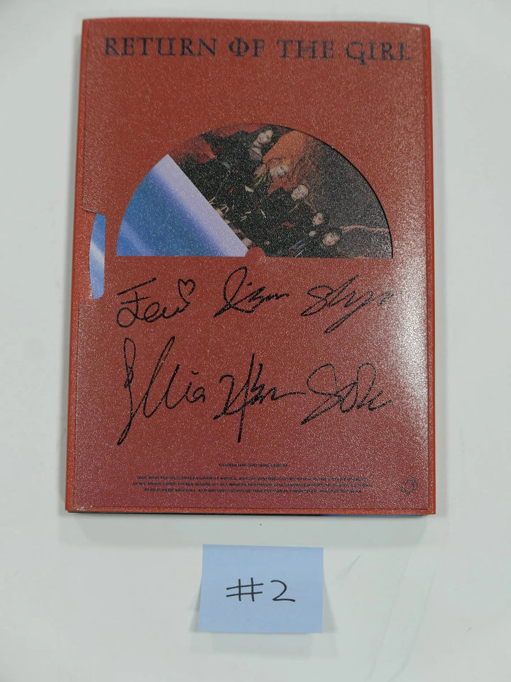 Everglow 'Return of The Girl' - Hand Autographed(Signed) Promo Album - HALLYUSUPERSTORE