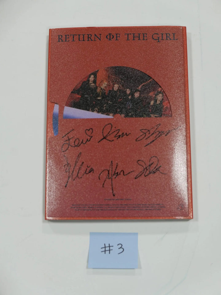 Everglow 'Return of The Girl' - Hand Autographed(Signed) Promo Album - HALLYUSUPERSTORE