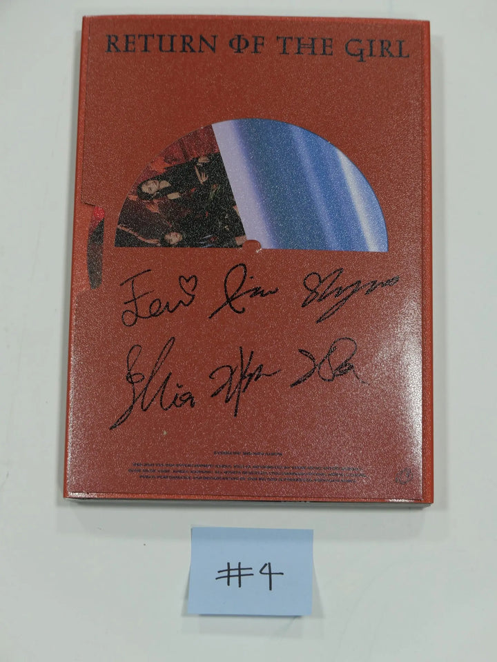 Everglow 'Return of The Girl' - Hand Autographed(Signed) Promo Album - HALLYUSUPERSTORE