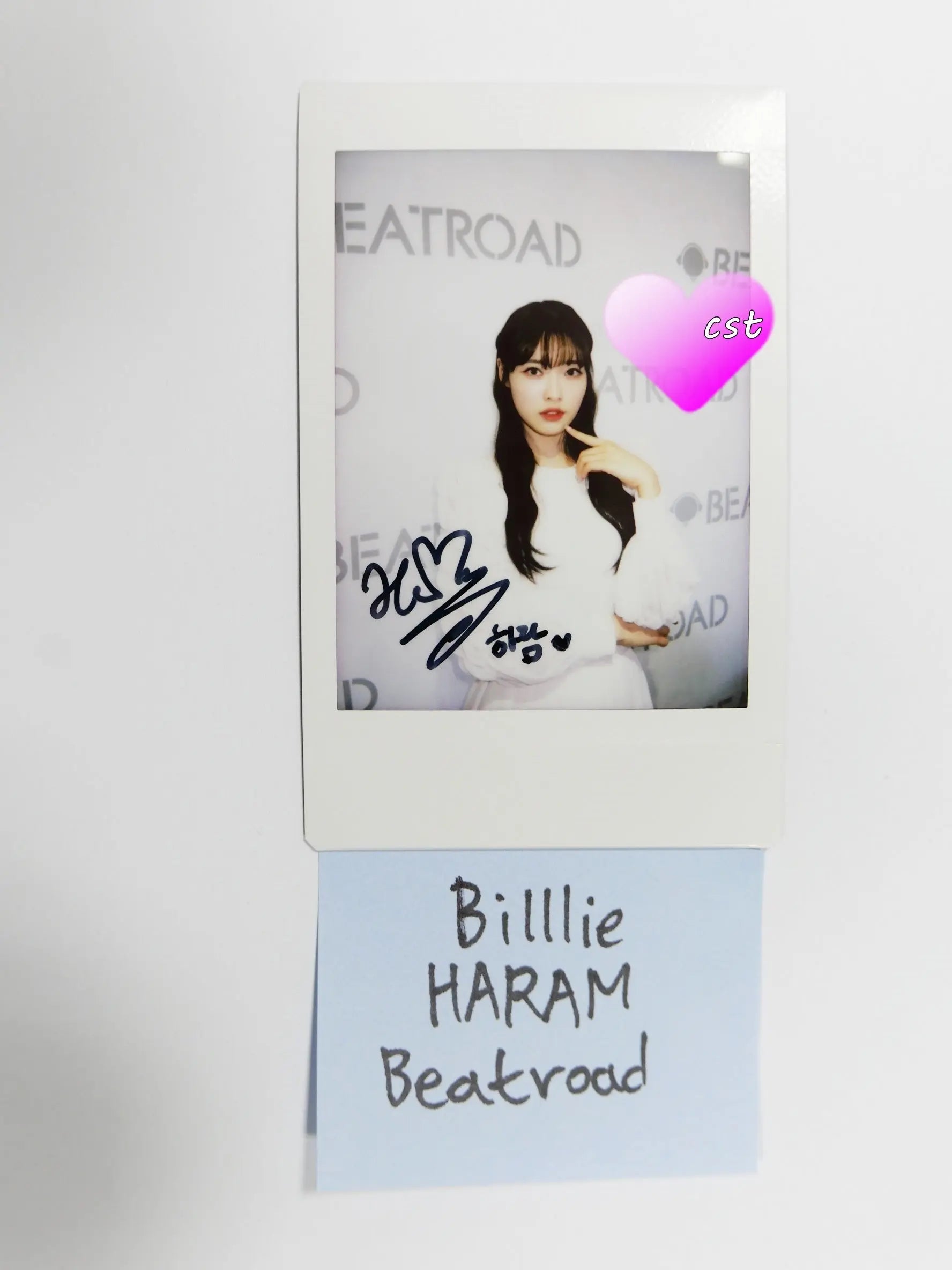 Billlie ハラム haram 直筆サインポラロイド Billlie ハラム 直筆