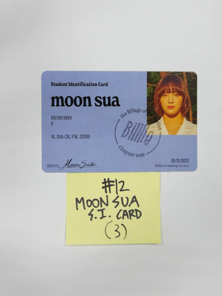 Billlie 'the Billage of perception : chapter one' - Official Photocard, SI Card - HALLYUSUPERSTORE