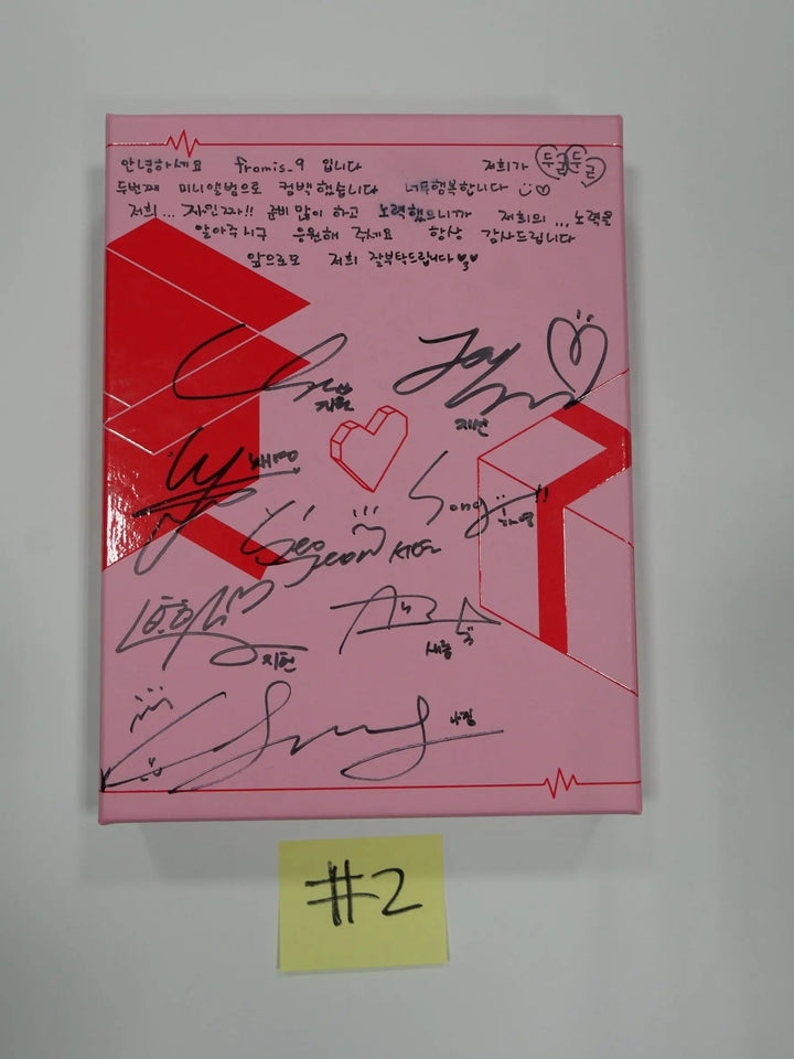 Fromis_9 - Hand Autographed(Signed) Promo Album - HALLYUSUPERSTORE