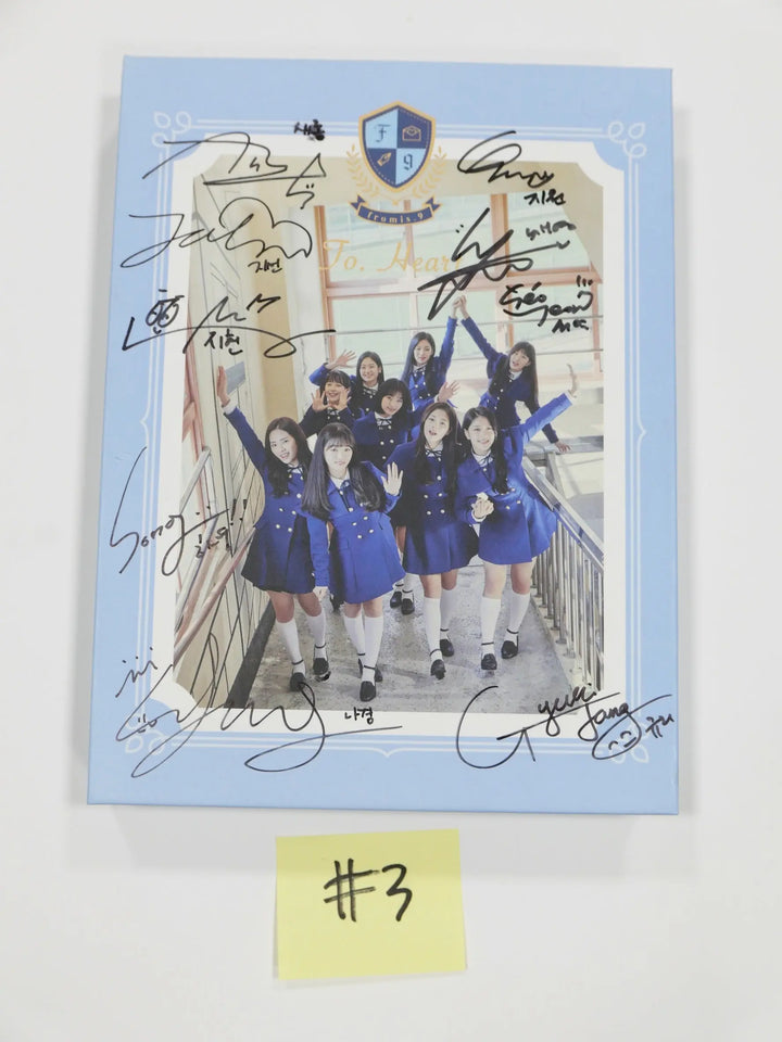Fromis_9 - Hand Autographed(Signed) Promo Album - HALLYUSUPERSTORE