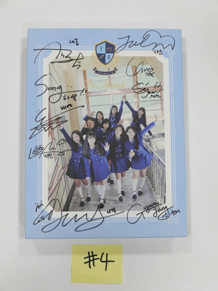 Fromis_9 - Hand Autographed(Signed) Promo Album - HALLYUSUPERSTORE