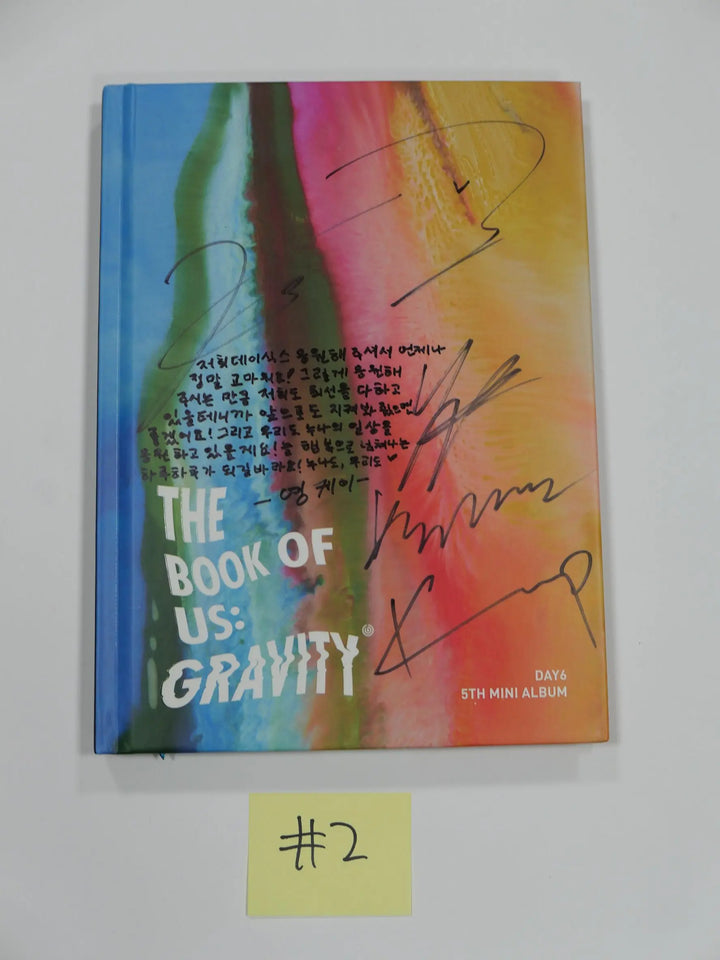 Day6 'The Book of Us : Negentropy' - Hand Autographed(Signed) Promo Album - HALLYUSUPERSTORE
