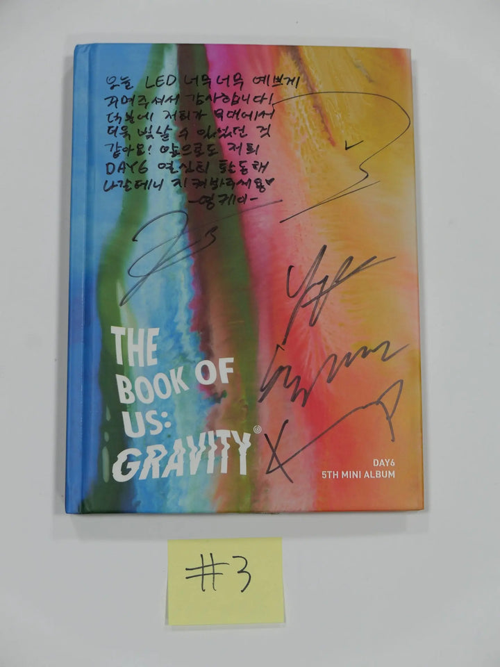 Day6 'The Book of Us : Negentropy' - Hand Autographed(Signed) Promo Album - HALLYUSUPERSTORE