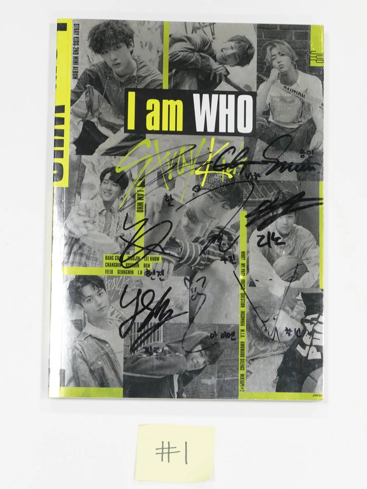 Stray Kids - Hand Autographed (Signed) Promo Album (Hand Commented By Each Member) - HALLYUSUPERSTORE
