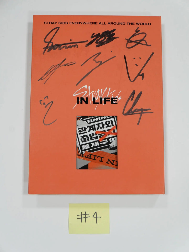 Stray Kids - Hand Autographed (Signed) Promo Album (Hand Commented By Each Member) - HALLYUSUPERSTORE