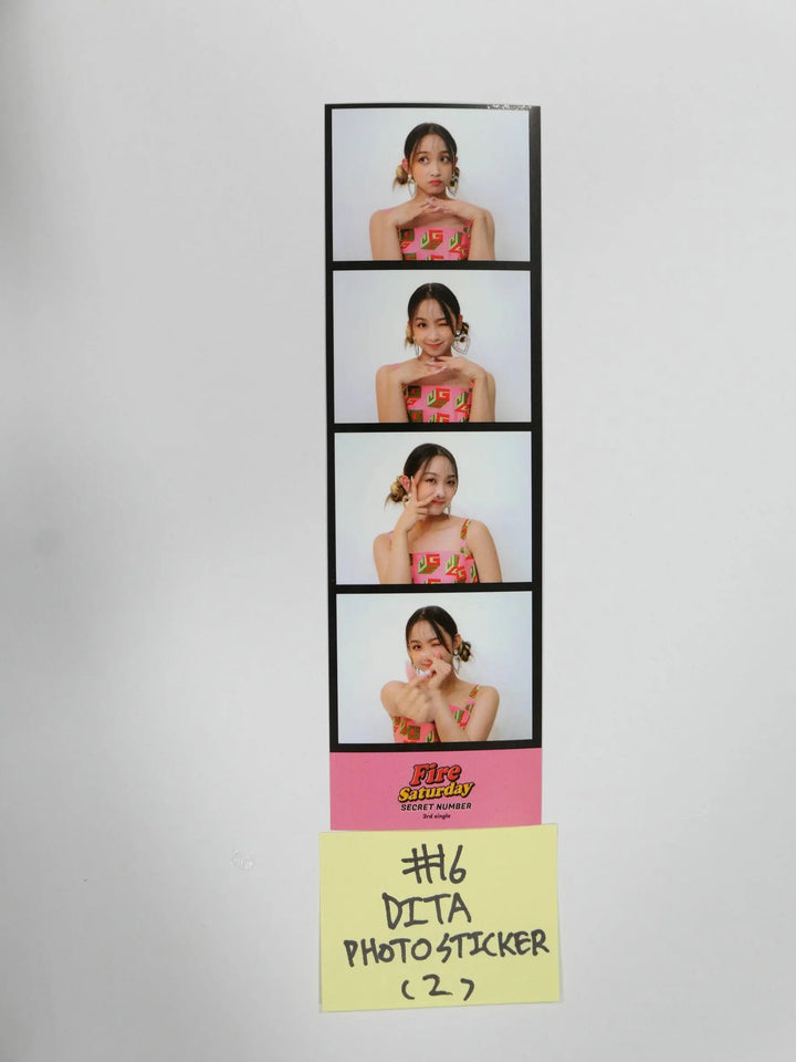 Secret Number 'Fire Saturday' Single 3th - Official Photocard - HALLYUSUPERSTORE
