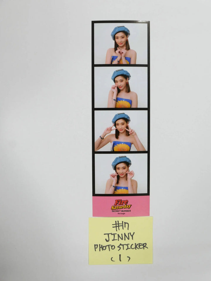 Secret Number 'Fire Saturday' Single 3th - Official Photocard - HALLYUSUPERSTORE