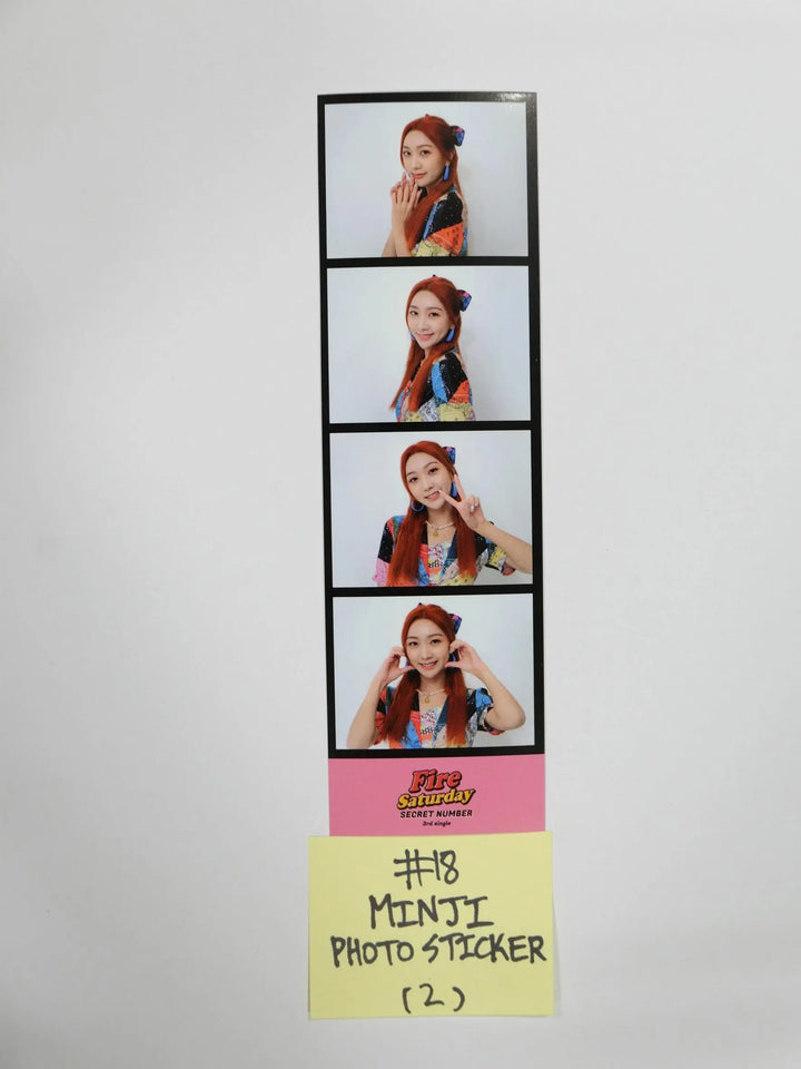 Secret Number 'Fire Saturday' Single 3th - Official Photocard - HALLYUSUPERSTORE