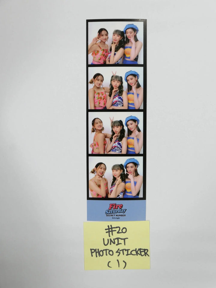 Secret Number 'Fire Saturday' Single 3th - Official Photocard - HALLYUSUPERSTORE