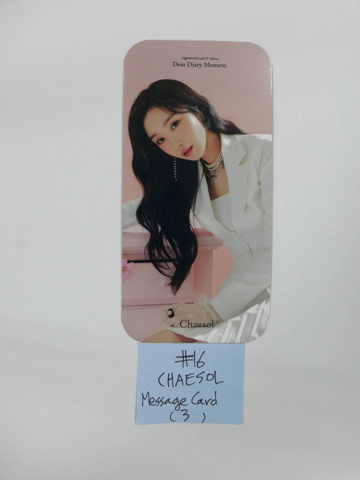 Cignature 'Dear Diary Moment' 2nd - Official Photocard - HALLYUSUPERSTORE
