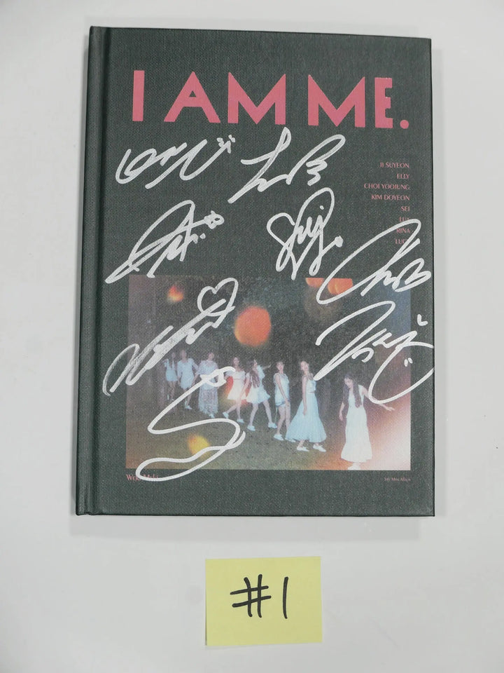 Purple Kiss, Weki Meki, Yubin (Of Wonder Girls) Etc  - Hand Autographed(Signed) Album (OLD) - HALLYUSUPERSTORE