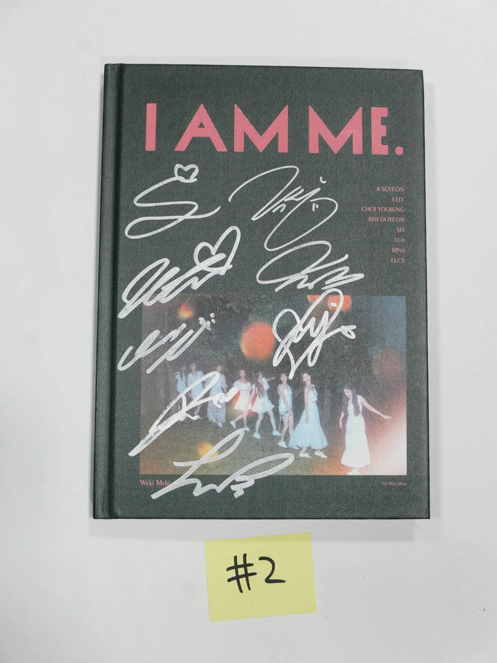 Purple Kiss, Weki Meki, Yubin (Of Wonder Girls) Etc  - Hand Autographed(Signed) Album (OLD) - HALLYUSUPERSTORE