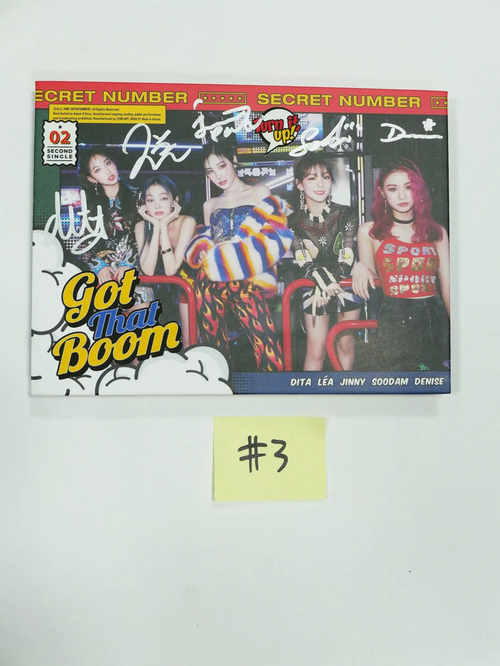 Purple Kiss, Weki Meki, Yubin (Of Wonder Girls) Etc  - Hand Autographed(Signed) Album (OLD) - HALLYUSUPERSTORE