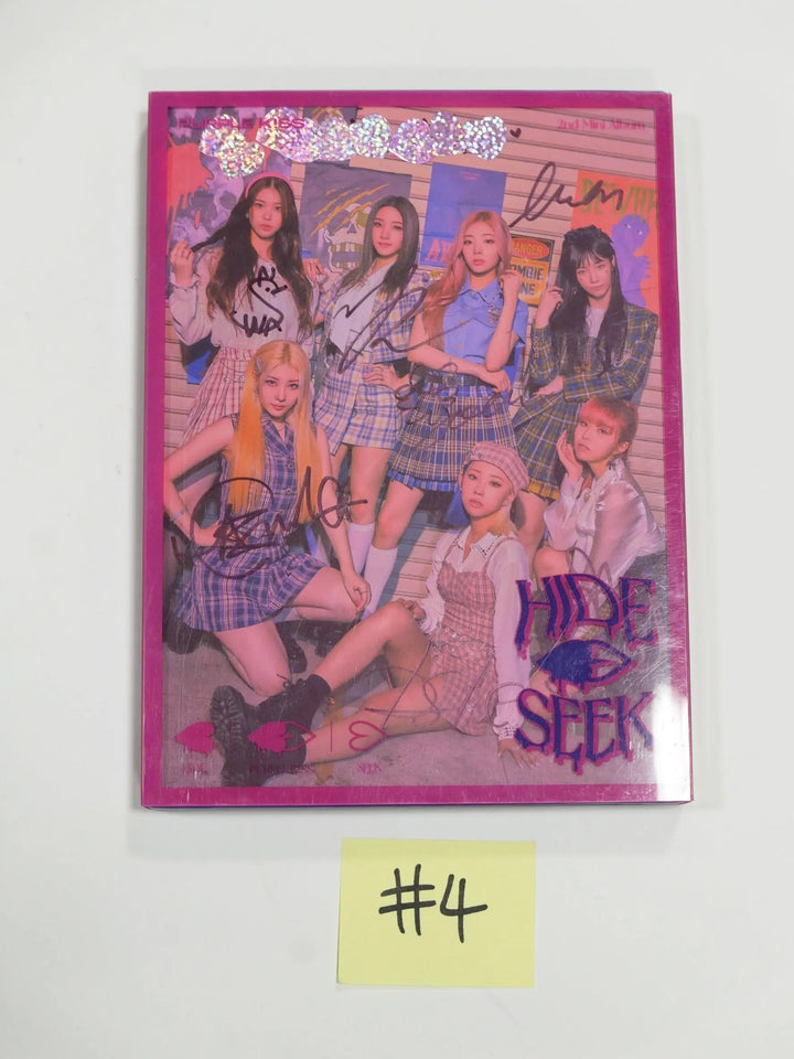 Purple Kiss, Weki Meki, Yubin (Of Wonder Girls) Etc  - Hand Autographed(Signed) Album (OLD) - HALLYUSUPERSTORE