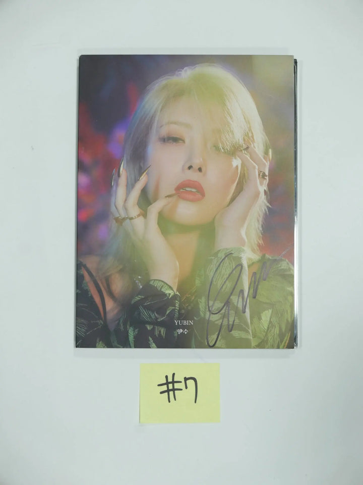 Purple Kiss, Weki Meki, Yubin (Of Wonder Girls) Etc  - Hand Autographed(Signed) Album (OLD) - HALLYUSUPERSTORE