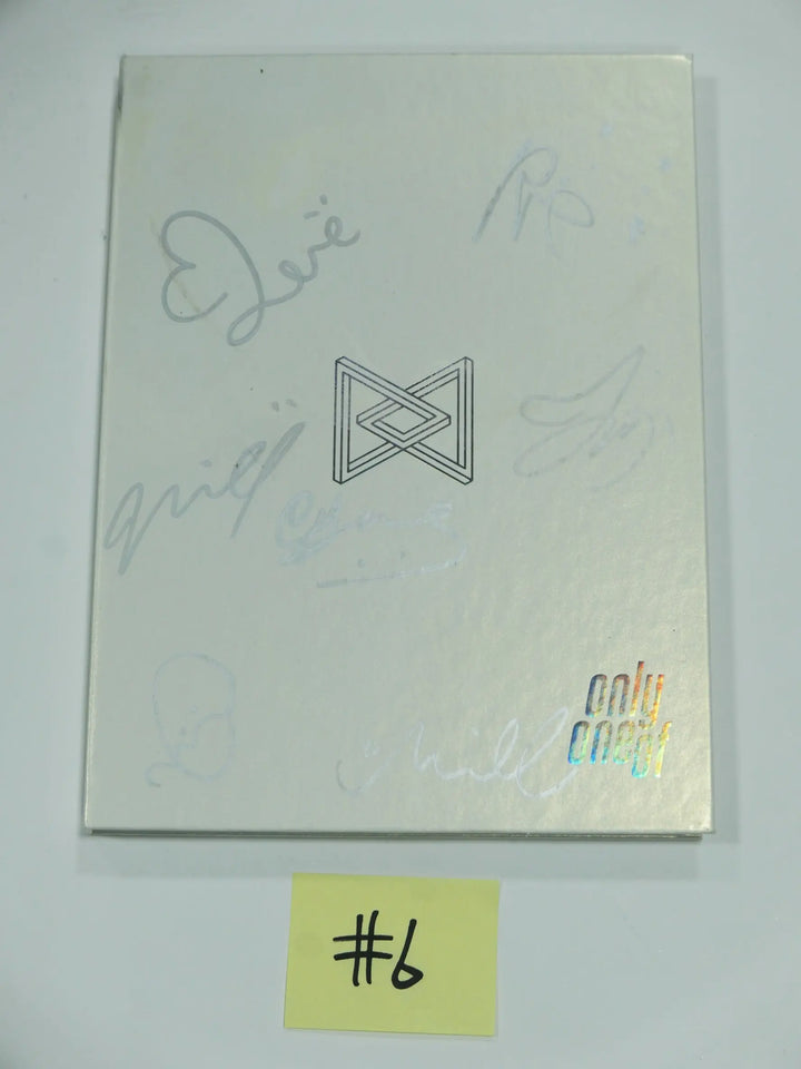 Monsta X, Big Bang,Kang Daniel, Only One Of - Hand Autographed(Signed) Promo Album (OLD) - HALLYUSUPERSTORE