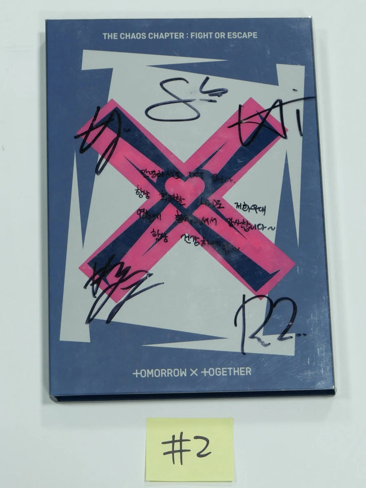 TXT, Ateez, Trasure - Hand Autographed(Signed) Promo Album (OLD) - HALLYUSUPERSTORE