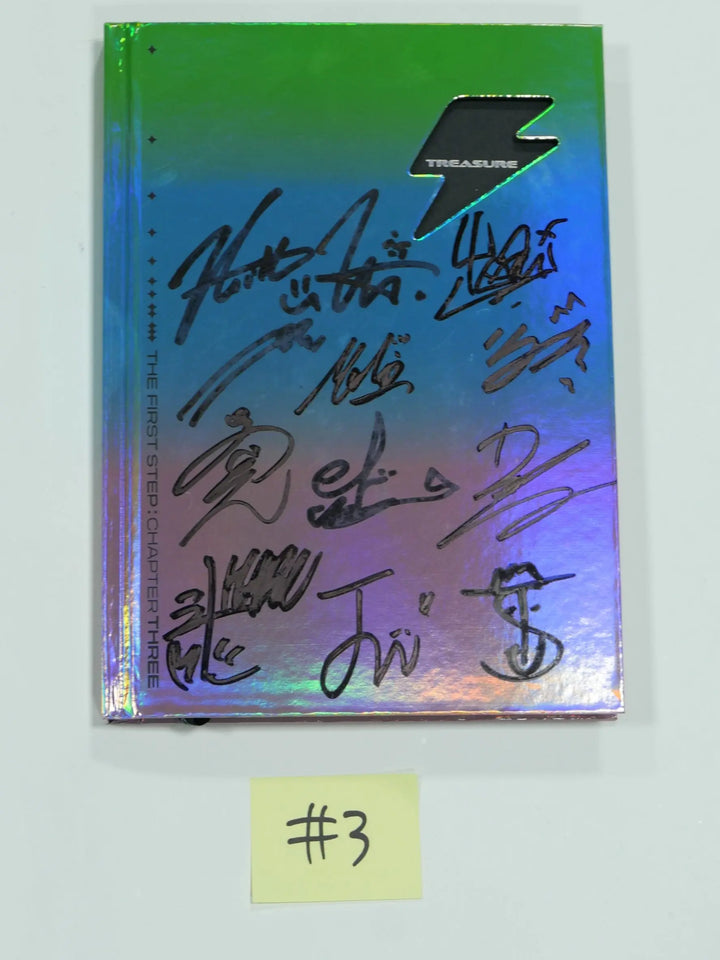 TXT, Ateez, Trasure - Hand Autographed(Signed) Promo Album (OLD) - HALLYUSUPERSTORE