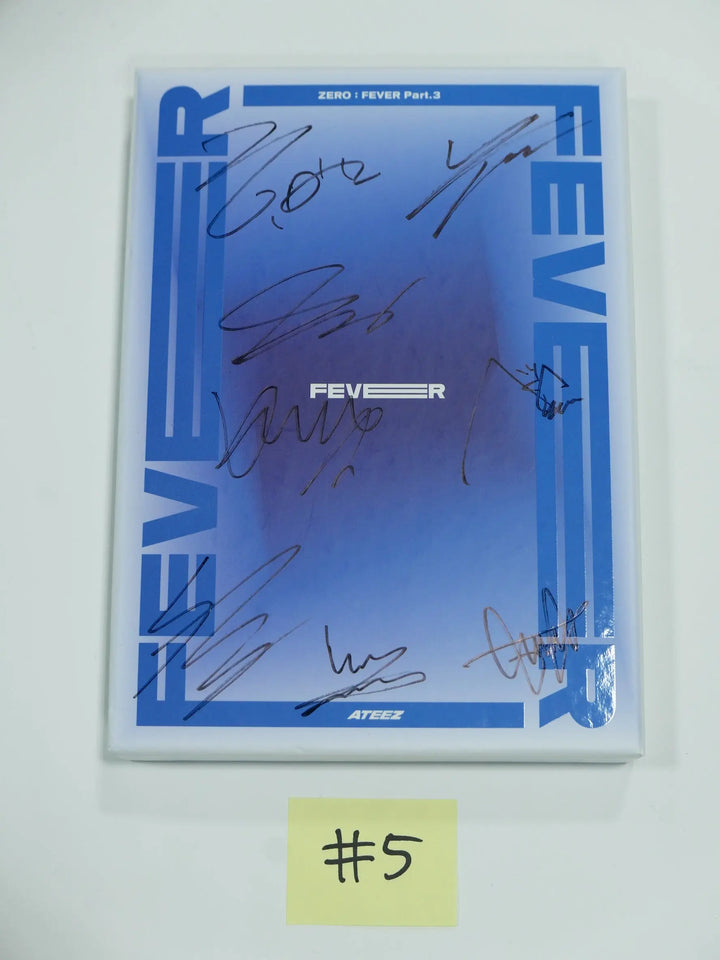 TXT, Ateez, Trasure - Hand Autographed(Signed) Promo Album (OLD) - HALLYUSUPERSTORE