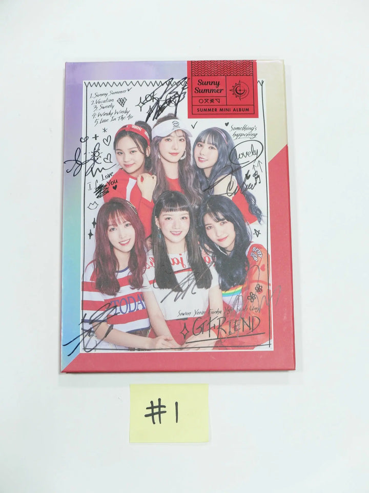 WJSN, Mamamoo, GFriend - Hand Autographed(Signed) Promo Album (OLD) - HALLYUSUPERSTORE