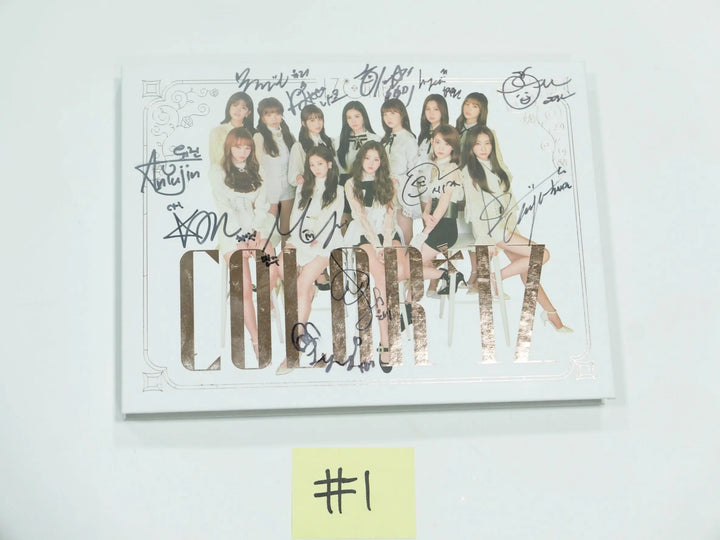 IZONE, Oh My Girl, Red Velvet - Hand Autographed(Signed) Promo Album - HALLYUSUPERSTORE