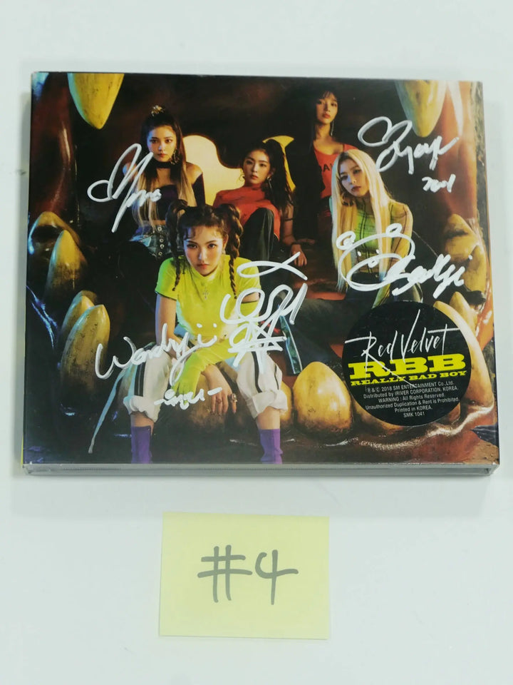 IZONE, Oh My Girl, Red Velvet - Hand Autographed(Signed) Promo Album - HALLYUSUPERSTORE