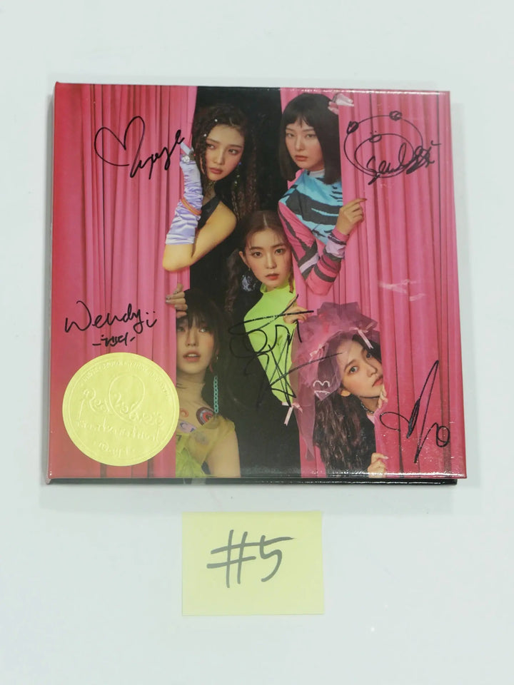 IZONE, Oh My Girl, Red Velvet - Hand Autographed(Signed) Promo Album - HALLYUSUPERSTORE