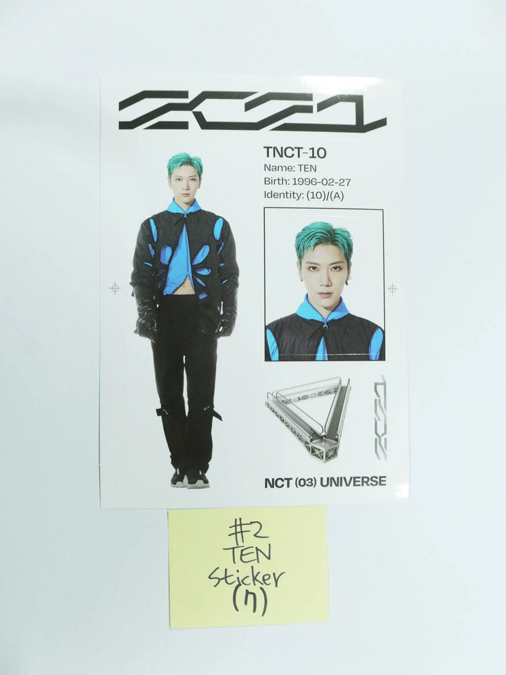 NCT "Universe - The 3rd Album" - Official Sticker, Postcard - HALLYUSUPERSTORE