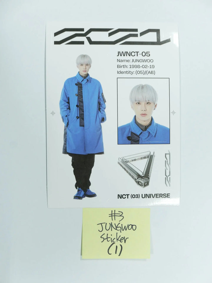 NCT "Universe - The 3rd Album" - Official Sticker, Postcard - HALLYUSUPERSTORE