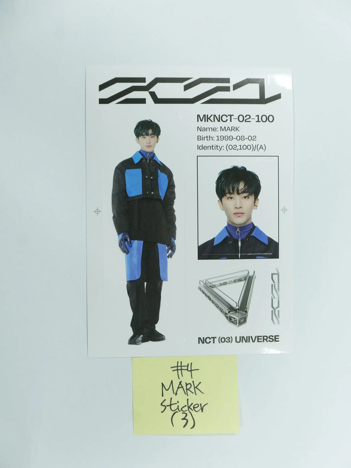 NCT "Universe - The 3rd Album" - Official Sticker, Postcard - HALLYUSUPERSTORE
